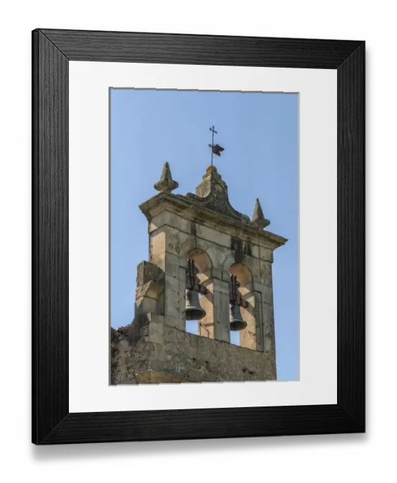 Framed Print : Europe, Portugal, Guimaraes, bell tower Framed Print : Europe, Portugal, Guimaraes, bell tower