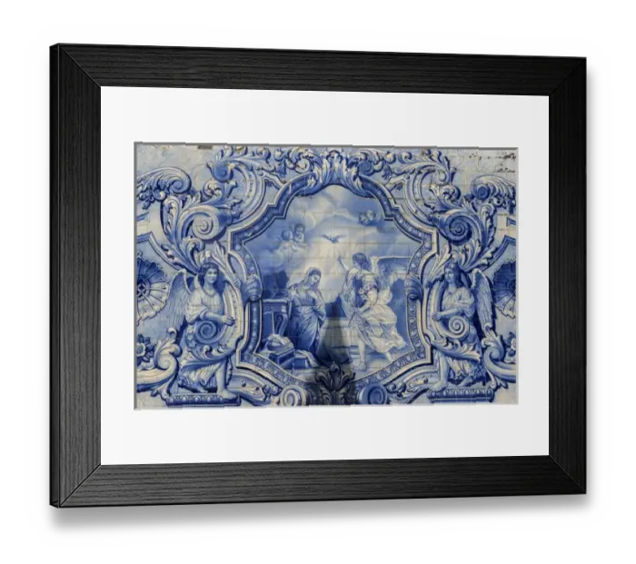 Framed Print : Lamego, Portugal, Europe, Shrine of Our Lady of Remedies, azulejo Framed Print : Lamego, Portugal, Europe, Shrine of Our Lady of Remedies, azulejo