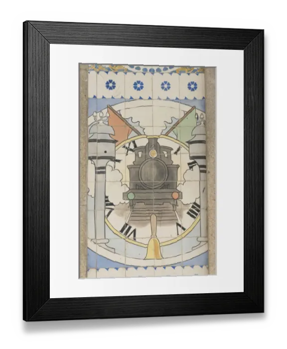 Framed Print : Europe, Portugal, Oporto, azulejo murals in train station Framed Print : Europe, Portugal, Oporto, azulejo murals in train station