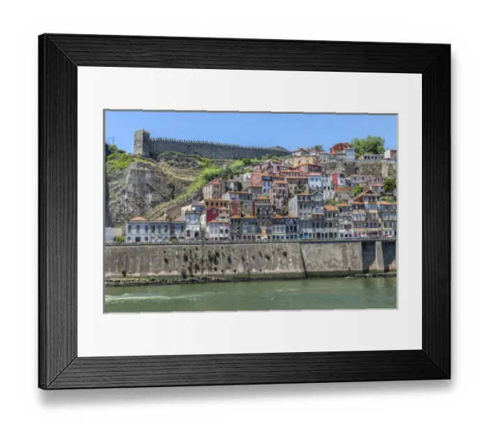 Framed Print : Europe, Portugal, Oporto, Douro River, Muralha Fernandina Framed Print : Europe, Portugal, Oporto, Douro River, Muralha Fernandina