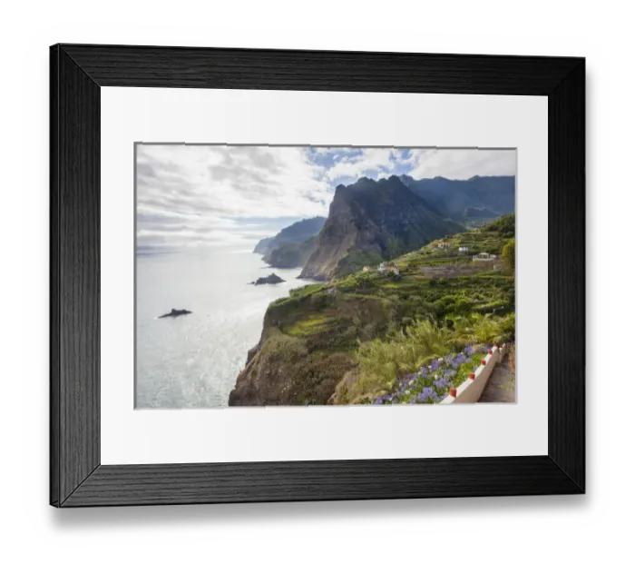 Framed Print : North coast nr Ponta Delgada, Madeira, Portugal Framed Print : North coast nr Ponta Delgada, Madeira, Portugal