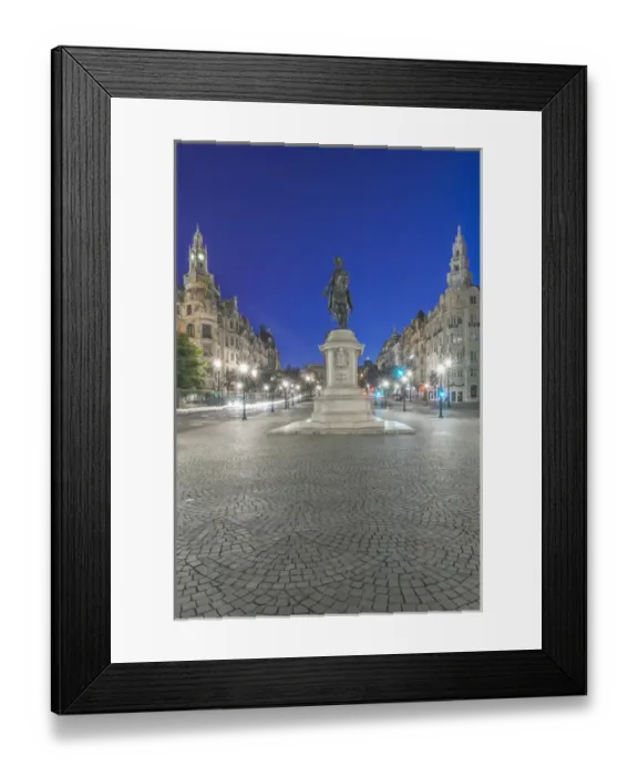 Framed Print : Portugal, Porto, Avenida dos Alisdos at Dawn Framed Print : Portugal, Porto, Avenida dos Alisdos at Dawn