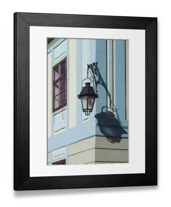 Framed Print : Romania, Transylvania, Sighisoara, Old Town building details