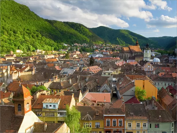 View over Brasov, Transylvania, Romania