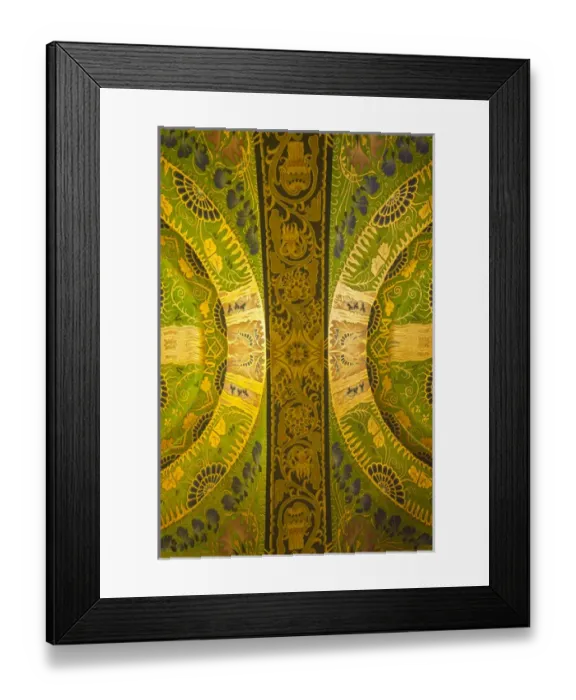 Framed Print : Romania, Transylvania, Targu Mures, Culture Palace Building, secessionist-style interior