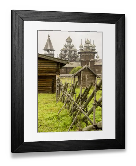Framed Print : RF. Kizhi Pogost. Wooden Churches. UNESCO World Heritage. Kizhi Island in Lake Onega Framed Print : RF. Kizhi Pogost. Wooden Churches. UNESCO World Heritage. Kizhi Island in Lake Onega