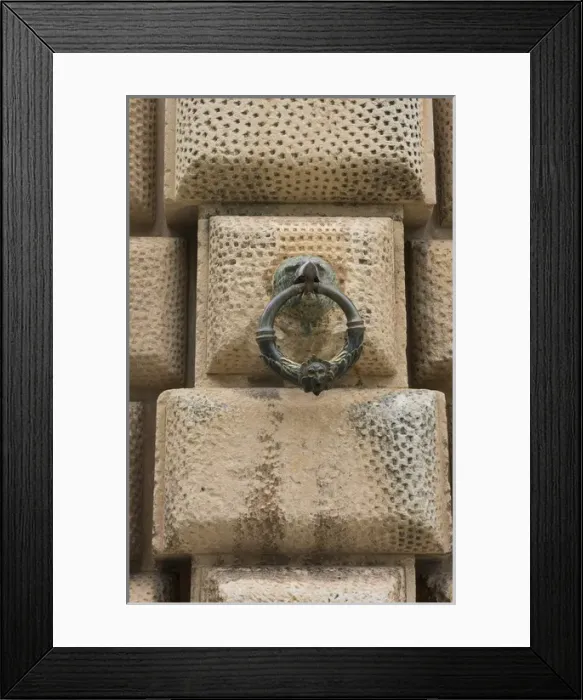 Framed Print : Granada Spain Alhambra Gardens of the Generalife and Palace of Charles V wall