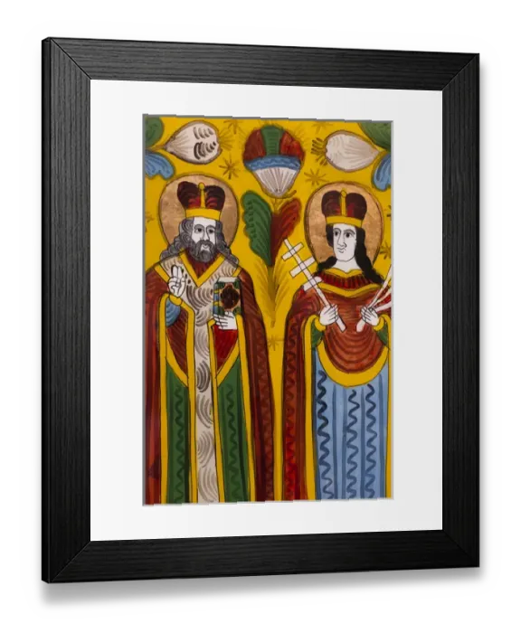 Framed Print : Romania, Transylvania, Sibiel, Zosim Oancea Icon Collection, Romanias largest