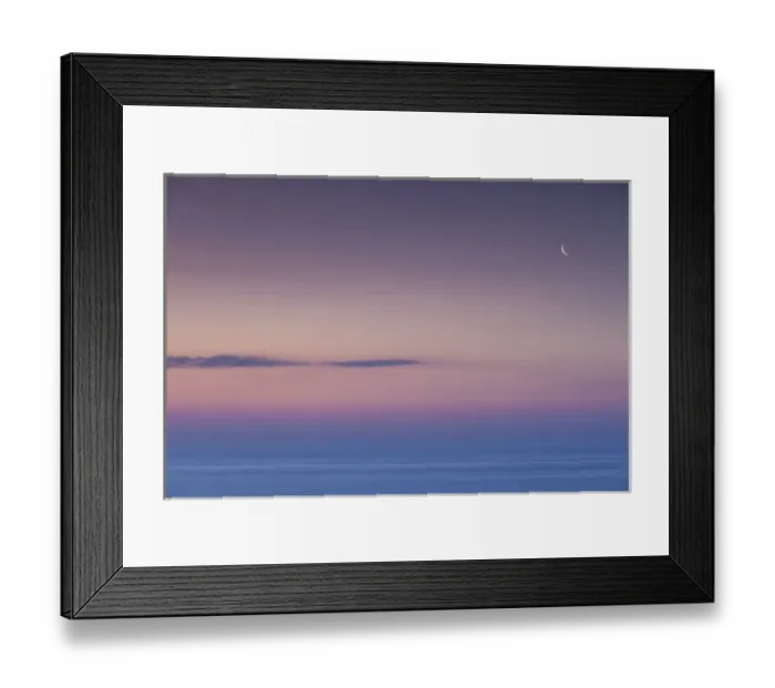 Framed Print : Romania, Black Sea Coast, Constanta, Modern Beach, elevated view, dawn