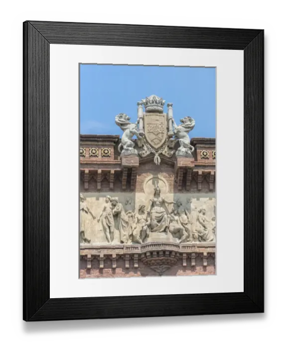 Framed Print : Europe, Spain, Barcelona, Arc de Triomf Framed Print : Europe, Spain, Barcelona, Arc de Triomf
