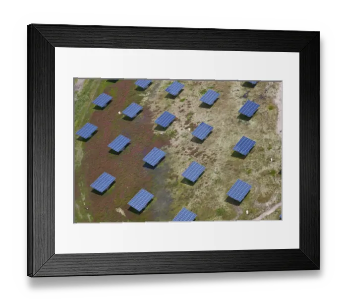 Framed Print : Aerial view of solar panels Huelva Province, Spain Framed Print : Aerial view of solar panels Huelva Province, Spain