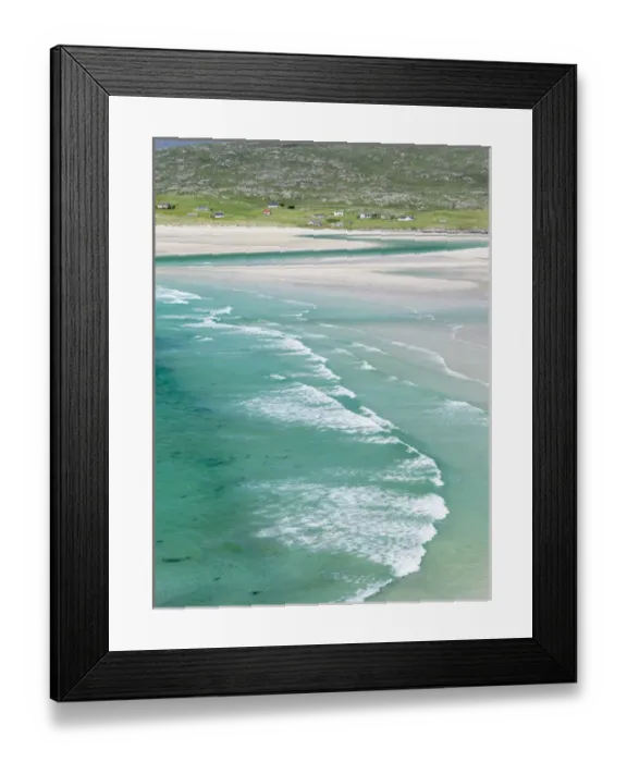Framed Print : Isle of Harris, part of the island Lewis and Harris in the Outer Hebrides of Scotland