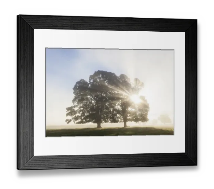 Framed Print : Sunrise, Usk Valley, South Wales, UK Framed Print : Sunrise, Usk Valley, South Wales, UK