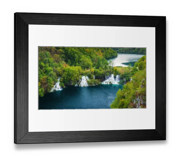 Framed Print : Cascades at Plitvice Lakes National Park, Croatia Framed Print : Cascades at Plitvice Lakes National Park, Croatia
