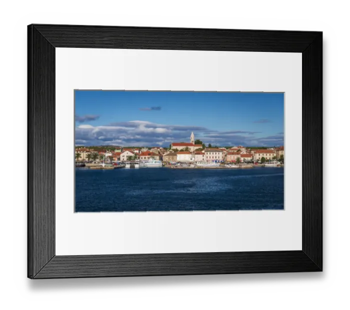 Framed Print : Port town of Biograd na Moru, Dalmatian Coast, Croatia Framed Print : Port town of Biograd na Moru, Dalmatian Coast, Croatia