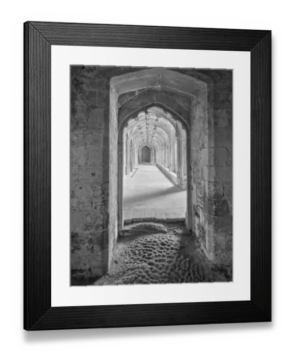 Framed Print : England Lacock Abby Entryway to Cloister Framed Print : England Lacock Abby Entryway to Cloister