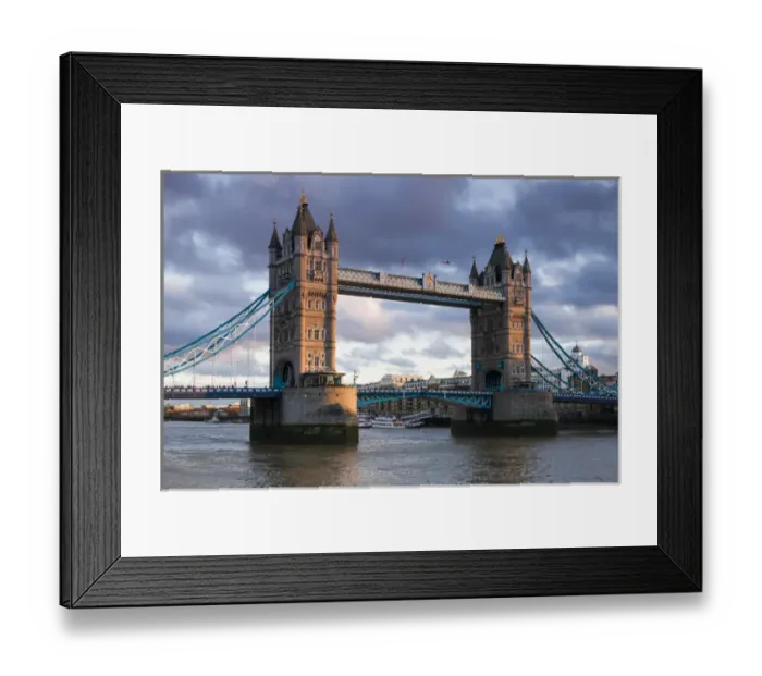 Framed Print : England, London, Tower Bridge, sunset Framed Print : England, London, Tower Bridge, sunset