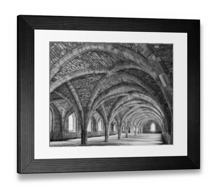 Framed Print : England Fountains Abbey Yorkshire 2