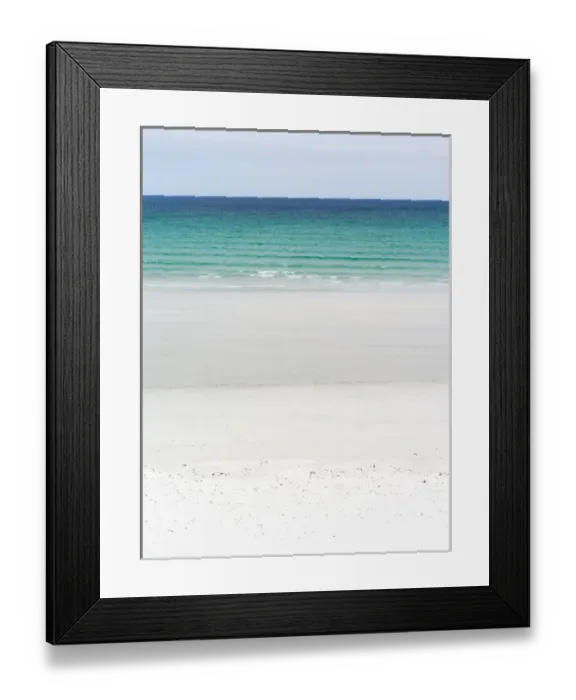 Framed Print : Landscape on the island of North Uist (Uibhist a Tuath) in the Outer Hebrides