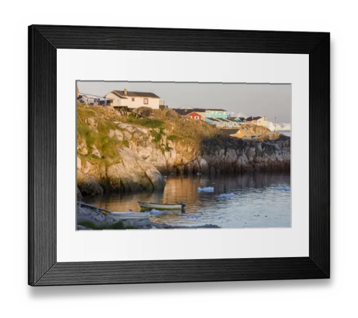 Framed Print : RF. Home buildings Ilulissat. Greenland Framed Print : RF. Home buildings Ilulissat. Greenland