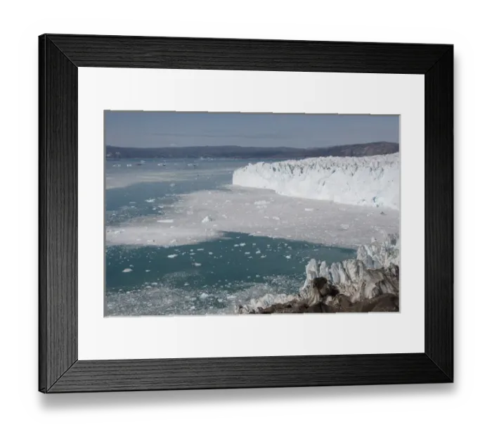 Framed Print : RF. Eqip Sermia Glacier. North of Ilulissat. Greenland