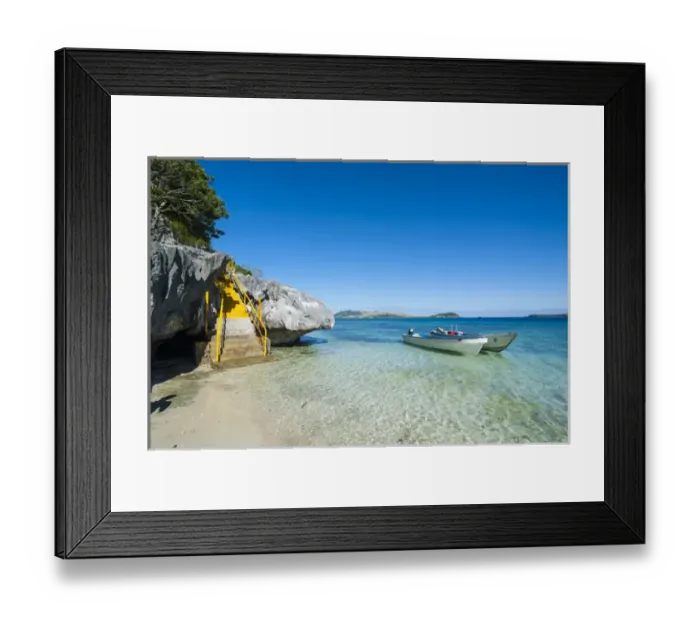 Framed Print : Little motorboats anchoring before the Sawa-I-Lau Caves, Yasawas, Fiji, South Pacific Framed Print : Little motorboats anchoring before the Sawa-I-Lau Caves, Yasawas, Fiji, South Pacific
