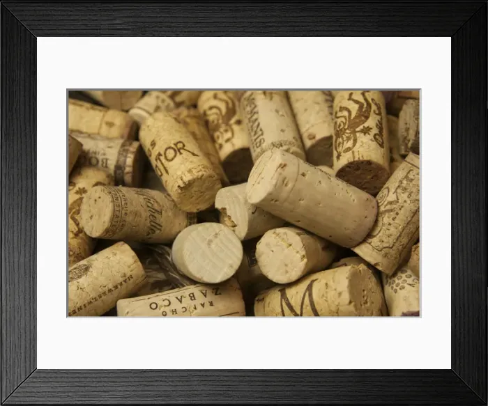 Framed Print : Close Up abstract of a pile of wine cork collection Framed Print : Close Up abstract of a pile of wine cork collection