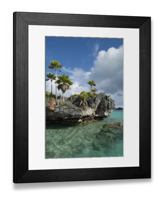 Framed Print : Fiji, Southern Lau Group, Island of Fulanga. Scenic lagoon located inside volcanic caldera