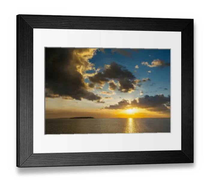Framed Print : The harbour of Nadi, Viti Lewu, Fiji