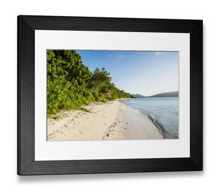 Framed Print : White sandy beach, Oarsman Bay, Yasawas, Fiji, South Pacific Framed Print : White sandy beach, Oarsman Bay, Yasawas, Fiji, South Pacific
