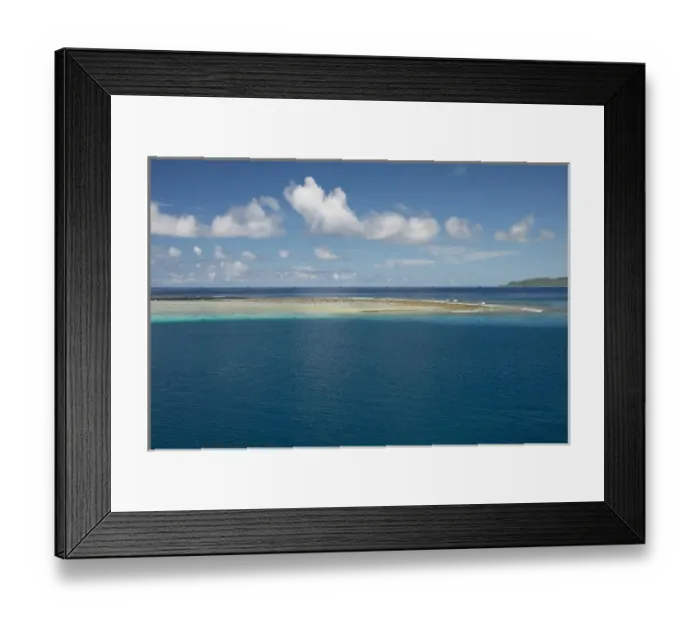 Framed Print : Melanesia, Makira-Ulawa Province, Solomon Islands, island of Owaraha or Owa Raha