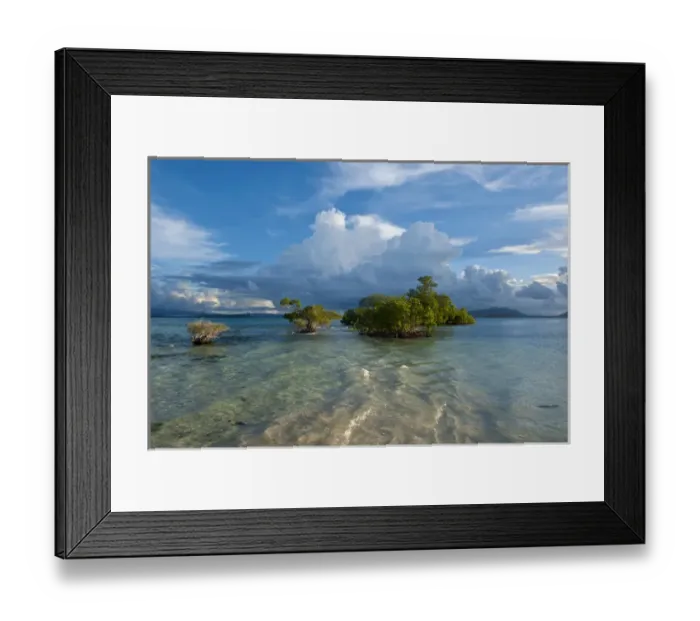 Framed Print : Huge cloud formations over the Marovo Lagoon, Salomon Islands, Pacific Framed Print : Huge cloud formations over the Marovo Lagoon, Salomon Islands, Pacific