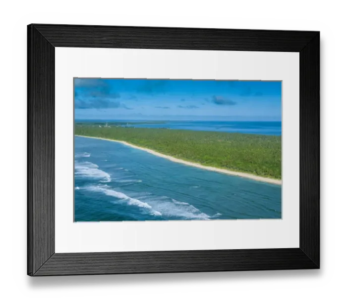 Framed Print : Aerial of Haa'apai, Tonga, South Pacific Framed Print : Aerial of Haa'apai, Tonga, South Pacific