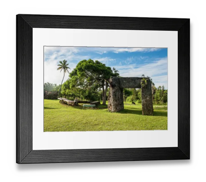 Framed Print : Haamonga a Maui (Burden of Maui), stone trilithon build in the 13th century, Tongatapu Framed Print : Haamonga a Maui (Burden of Maui), stone trilithon build in the 13th century, Tongatapu