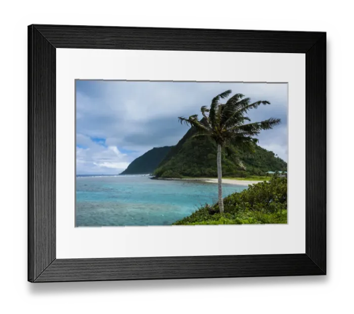 Framed Print : Ofu Island, Manua'a island group, American Samoa, South Pacific Framed Print : Ofu Island, Manua'a island group, American Samoa, South Pacific