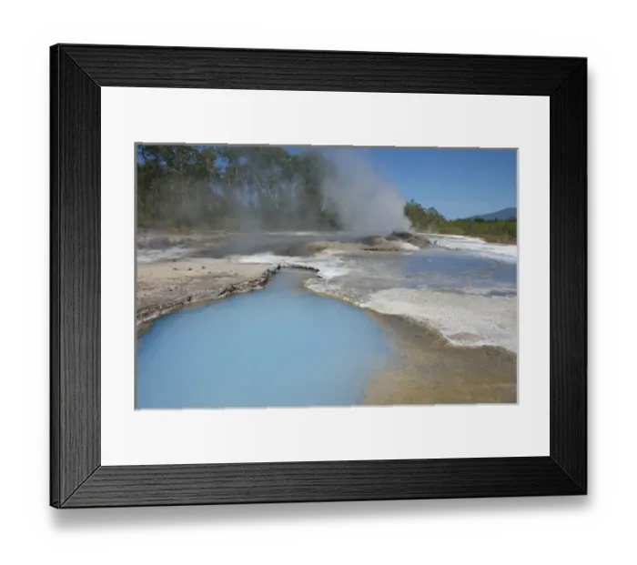 Framed Print : Melanesia, Papua New Guinea, Fergusson Island, Del Del Hot Springs. Volcanic hot springs Framed Print : Melanesia, Papua New Guinea, Fergusson Island, Del Del Hot Springs. Volcanic hot springs