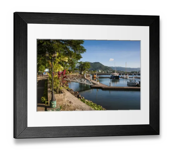 Framed Print : Bay of Apia, Upolo, Samoa, South Pacific