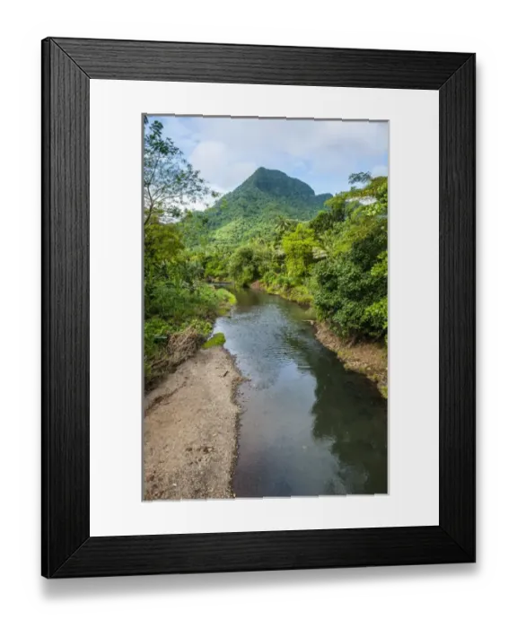 Framed Print : Little creek, Upolo, Samoa, South Pacific Framed Print : Little creek, Upolo, Samoa, South Pacific