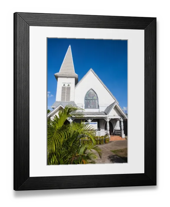 Framed Print : Church in Apia, Upolo, Samoa, South Pacific Framed Print : Church in Apia, Upolo, Samoa, South Pacific