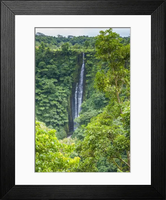 Framed Print : Papapapai-Tai Falls, Upolo, Samoa, South Pacific Framed Print : Papapapai-Tai Falls, Upolo, Samoa, South Pacific