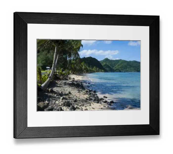 Framed Print : East Coast of Tutuila island, American Samoa, South Pacific Framed Print : East Coast of Tutuila island, American Samoa, South Pacific