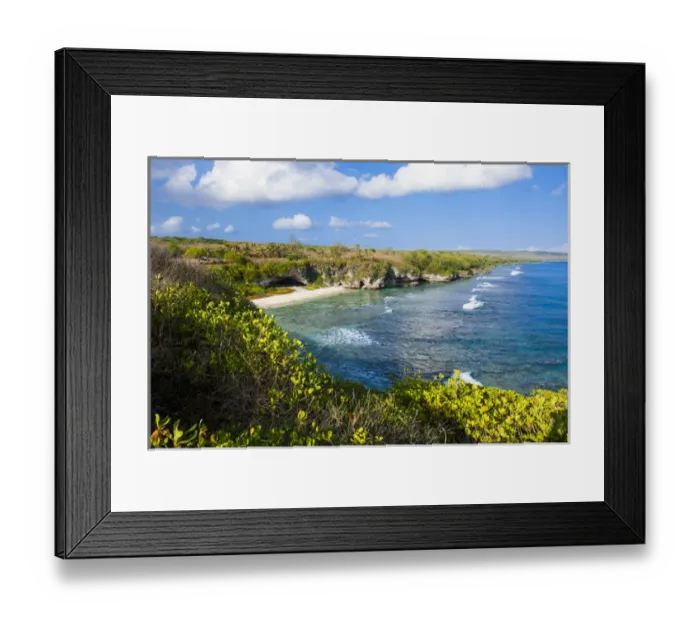 Framed Print : Ladder beach in Saipan, Northern Marianas, Central Pacific Framed Print : Ladder beach in Saipan, Northern Marianas, Central Pacific
