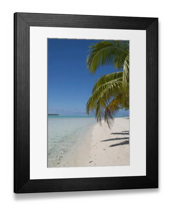 Framed Print : Cook Islands. Palmerston Island, a classic atoll, discovered by Captain Cook in 1774 Framed Print : Cook Islands. Palmerston Island, a classic atoll, discovered by Captain Cook in 1774