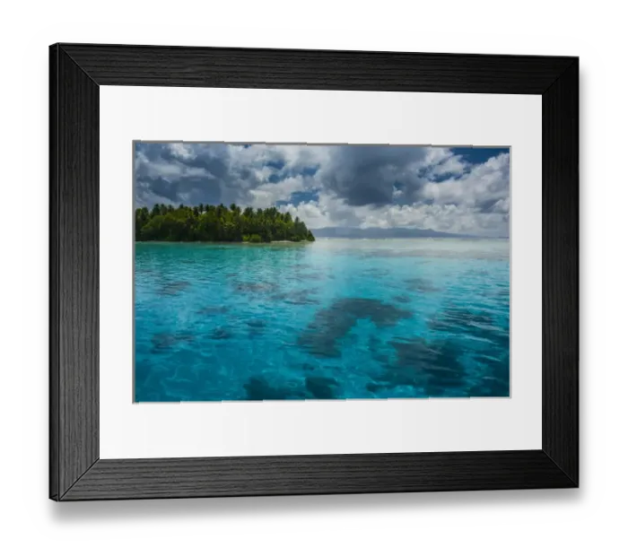 Framed Print : Little islet in the Ant Atoll, Pohnpei, Micronesia Framed Print : Little islet in the Ant Atoll, Pohnpei, Micronesia