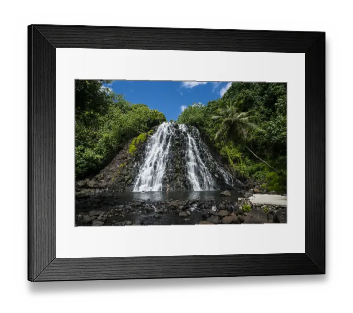 Framed Print : Kepirohi waterfall, Pohnpei, Micronesia, Central Pacific Framed Print : Kepirohi waterfall, Pohnpei, Micronesia, Central Pacific