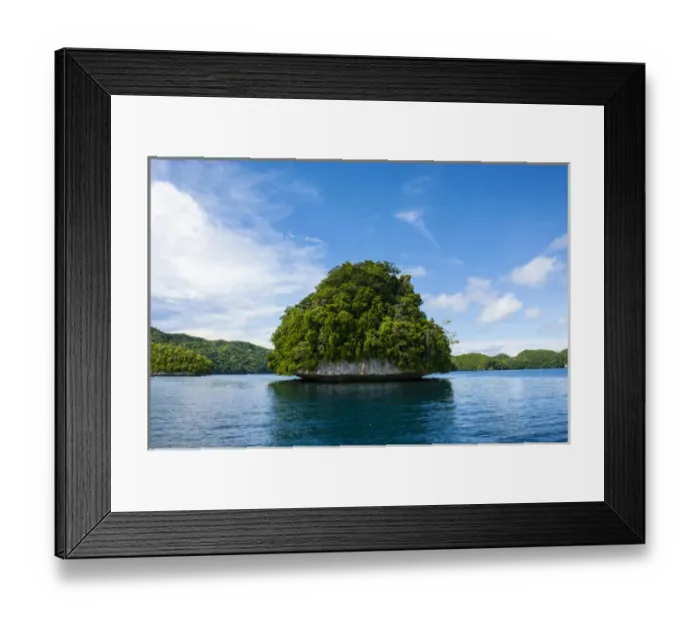 Framed Print : Rock islands, Palau, Central Pacific Framed Print : Rock islands, Palau, Central Pacific