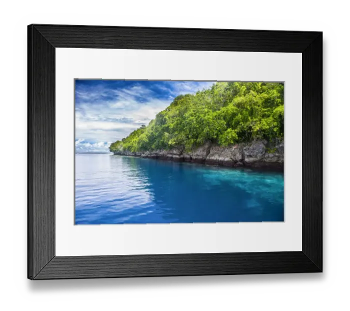 Framed Print : Rock islands, Palau, Central Pacific