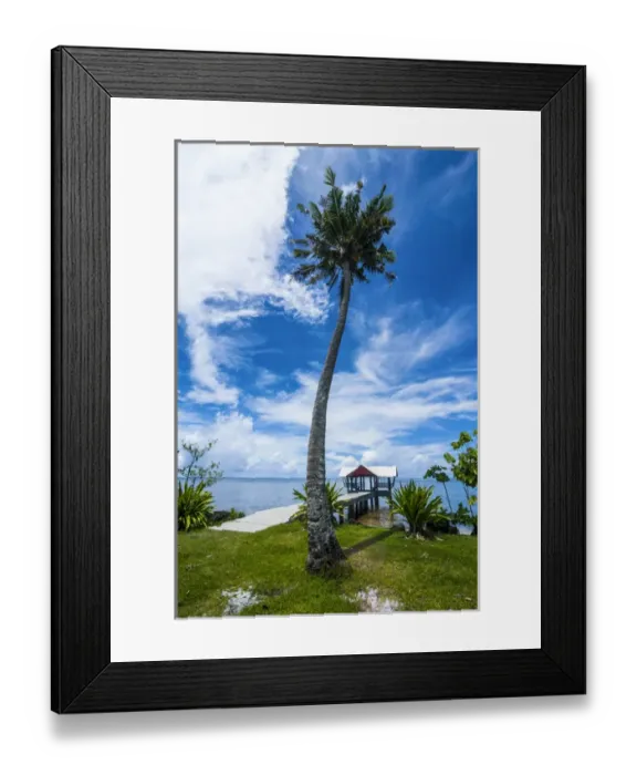 Framed Print : Boat pier in the north of the Island of Babeldoab, Palau, Central Pacific Framed Print : Boat pier in the north of the Island of Babeldoab, Palau, Central Pacific