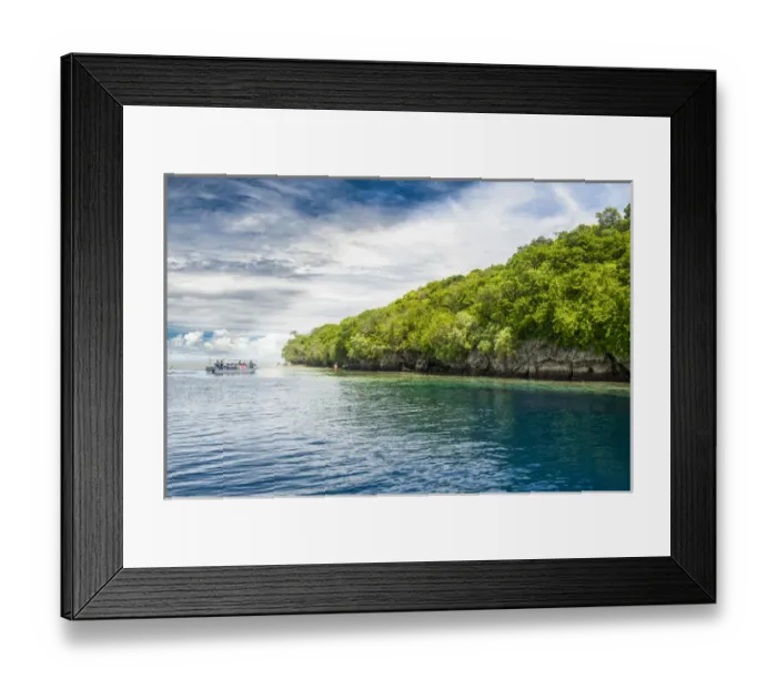 Framed Print : Rock islands, Palau, Central Pacific Framed Print : Rock islands, Palau, Central Pacific