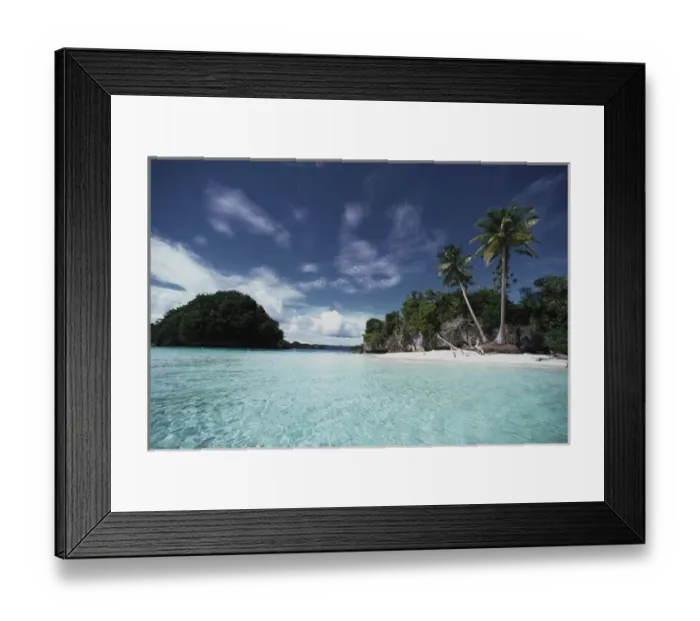 Framed Print : Palau, Honeymoon island, Rock Islands